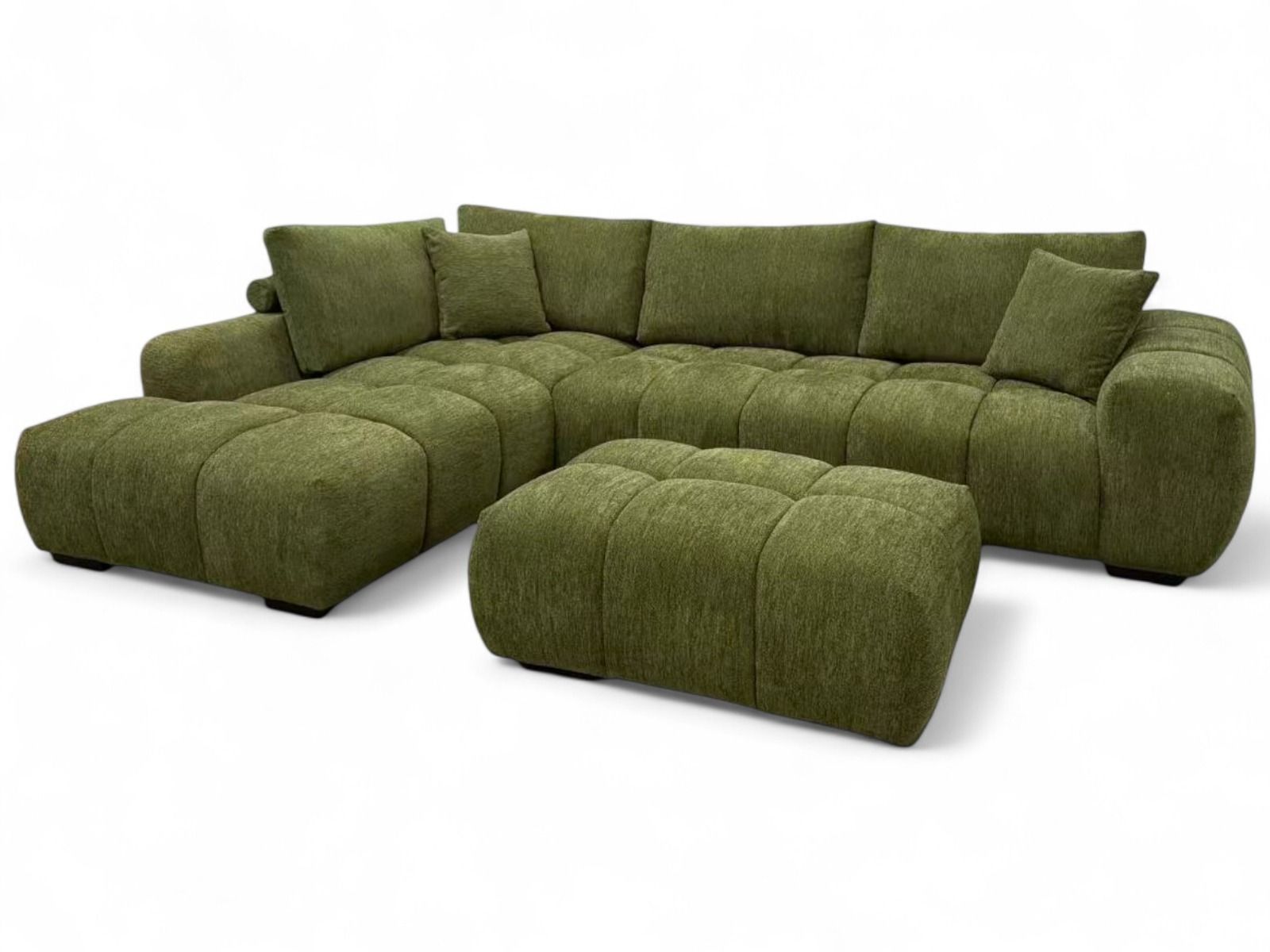 Dumbo Limited avokulmasohva 300x209 cm, vihreä