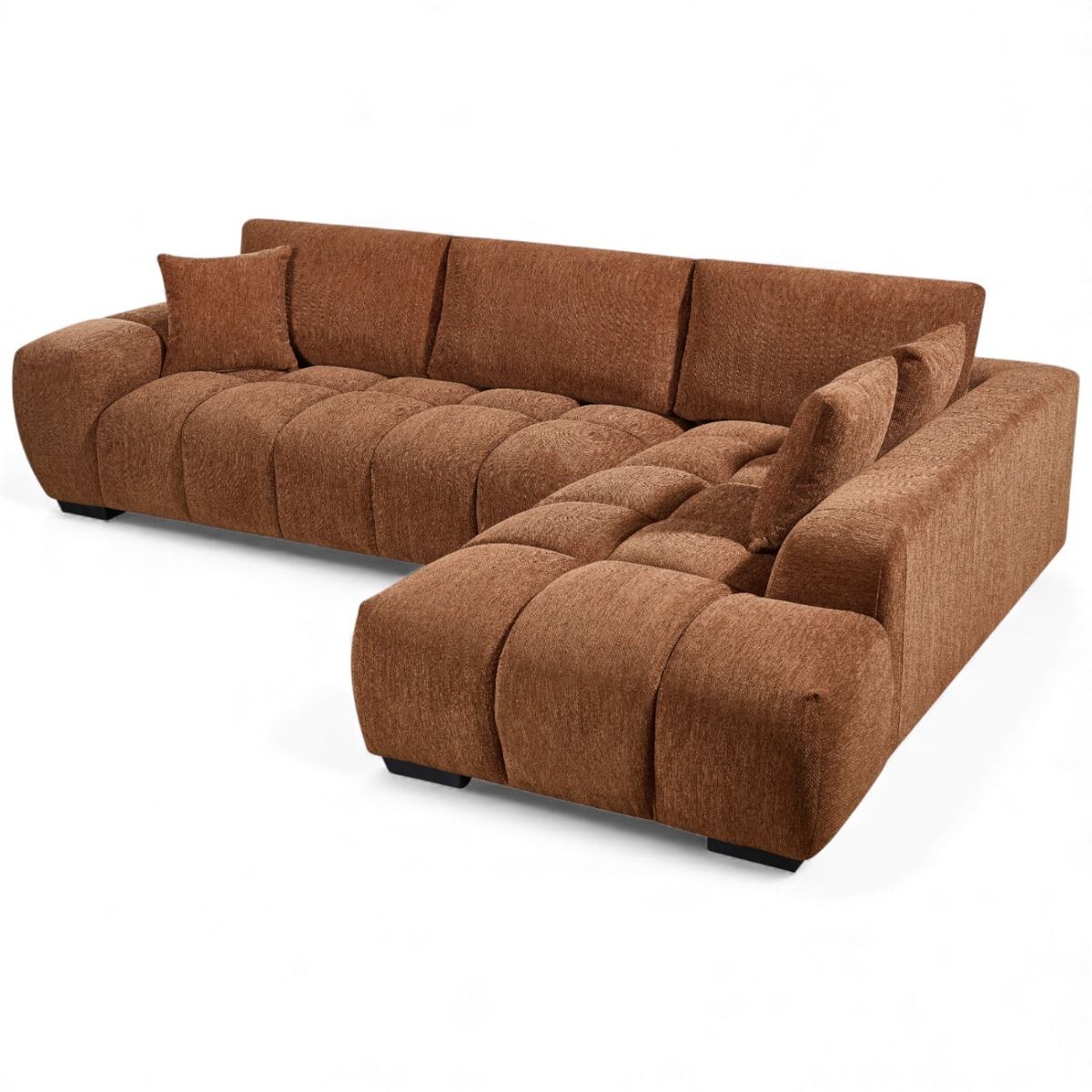 Dumbo avokulmasohva 300x209 cm, oranssi