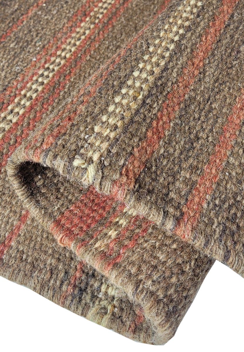 Pirtti Durry -villamatto, terra, 200x300 cm