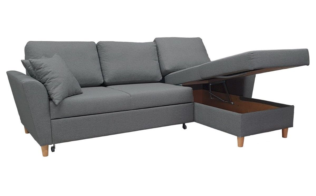 Anton vuodesohva divaanilla, harmaa