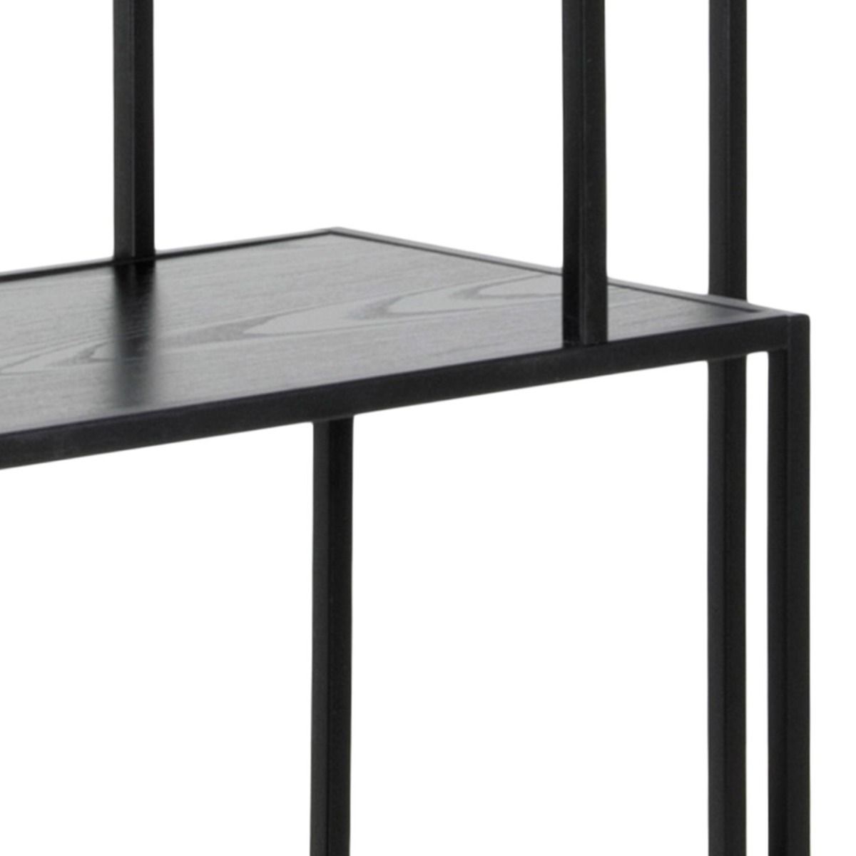 Seaford avohylly 5 musta 77x35x185 cm