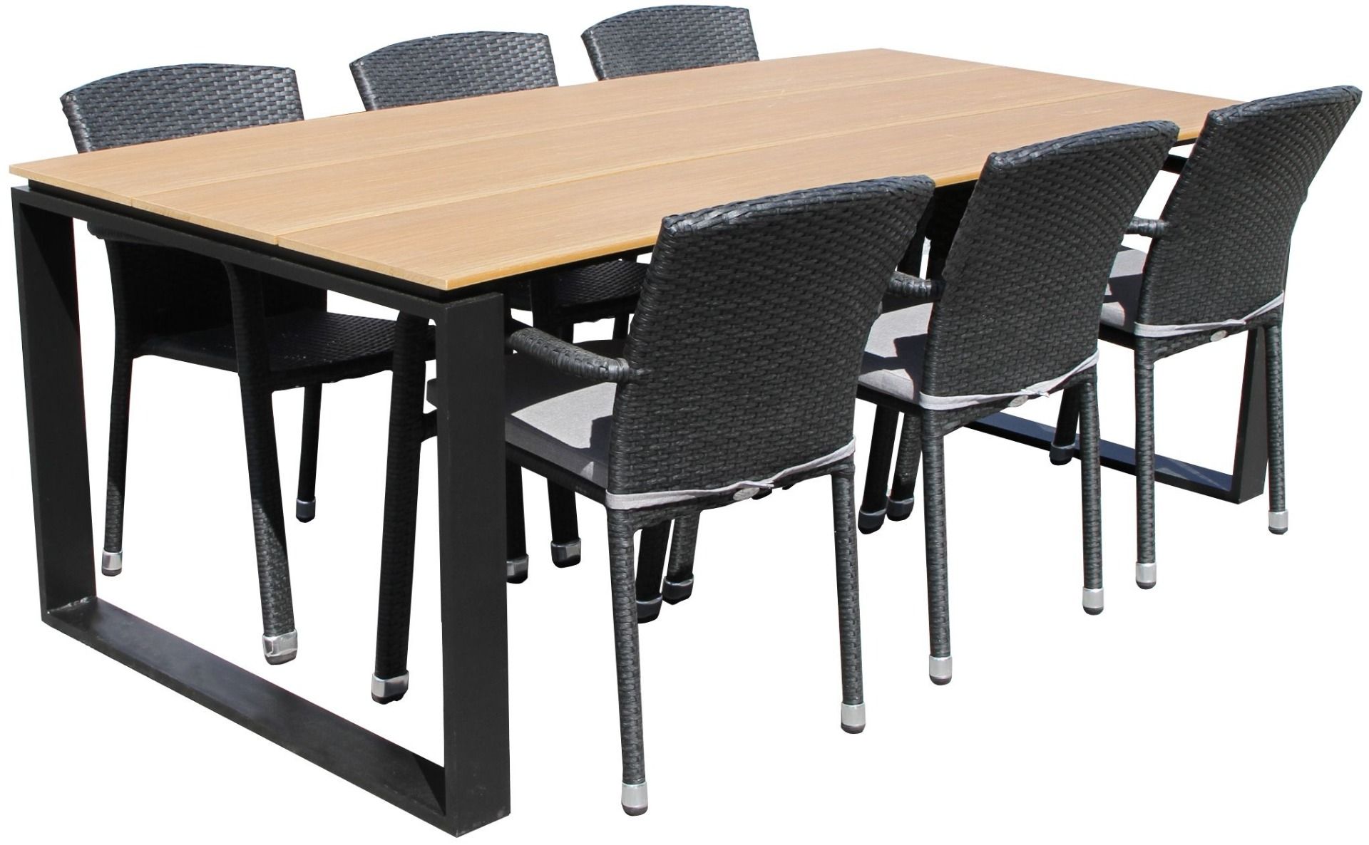 Edward terassipöytä + 6kpl Apollo tuolit, eri värejä