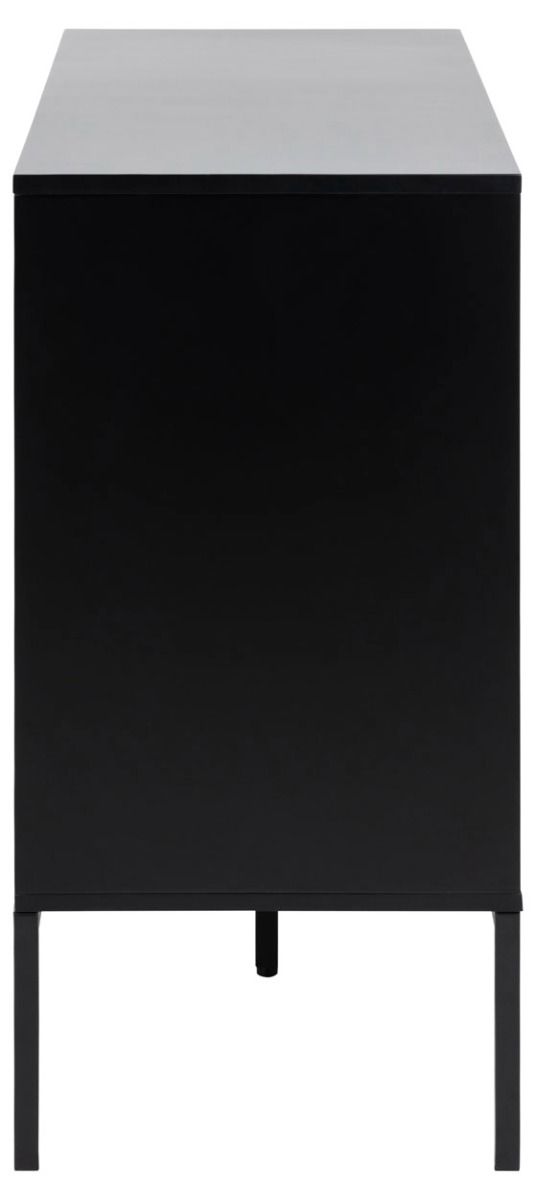 Seaford senkki 2 tammi-musta 120x40x82cm