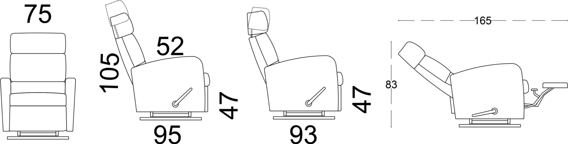 Unico Eevi mekanismituoli, ruskea