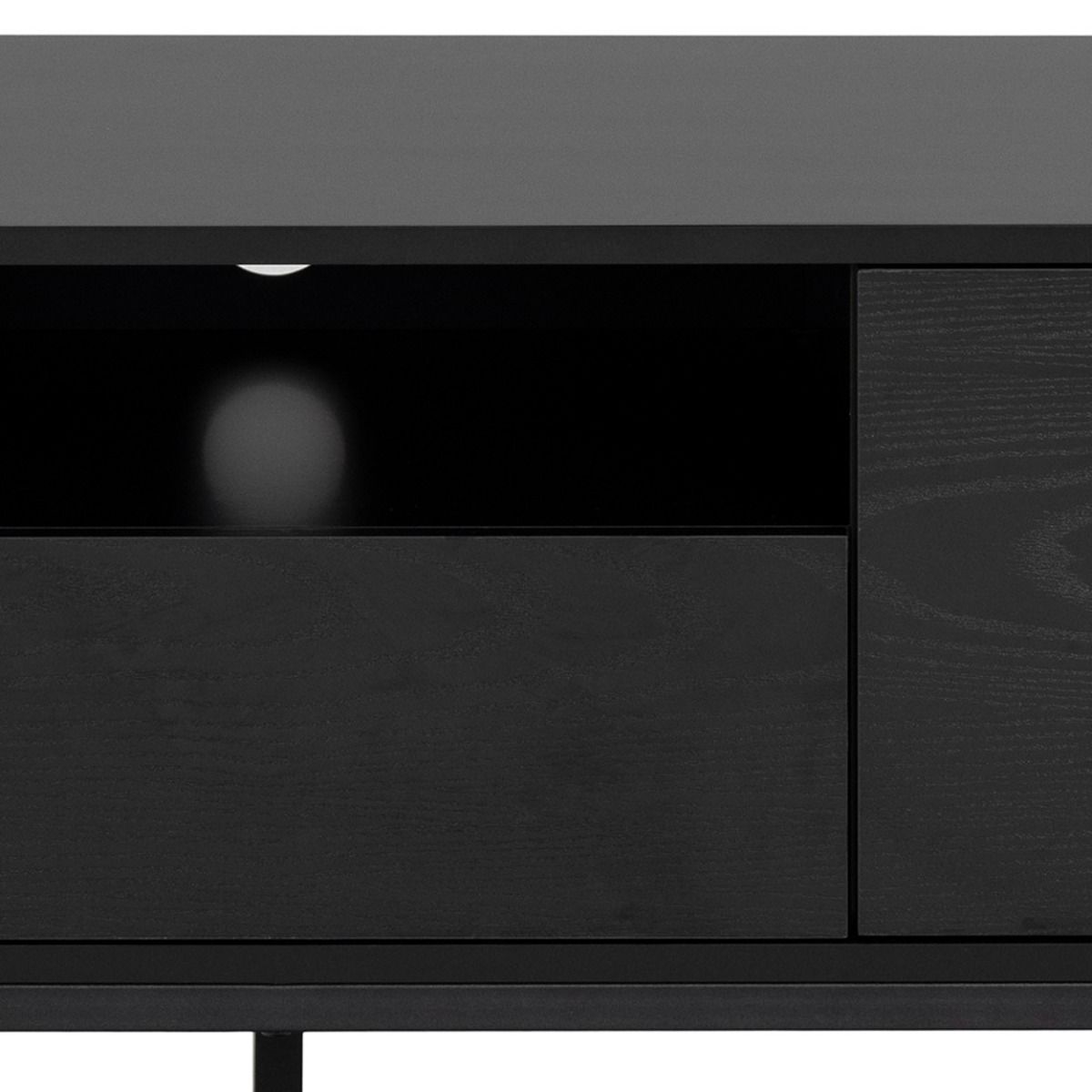 Seaford TV-taso 1 musta 140 cm