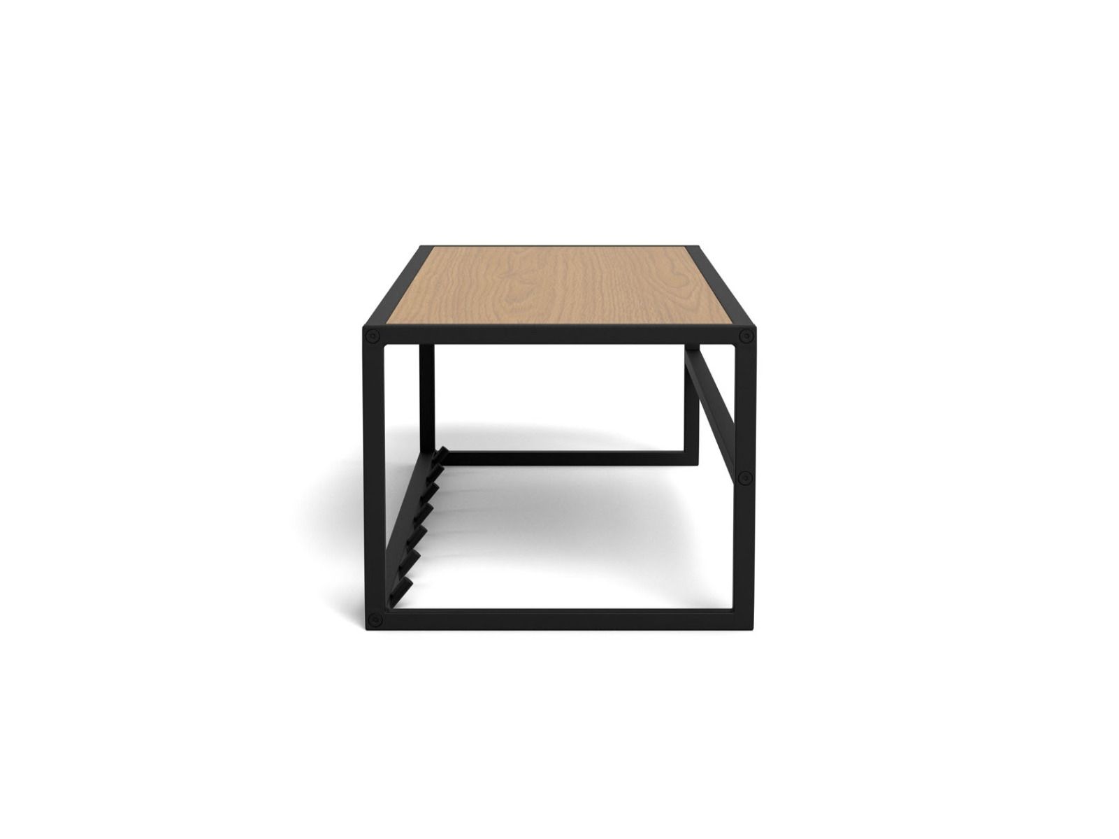 Seaford seinänaulakko tammi-musta 77 cm
