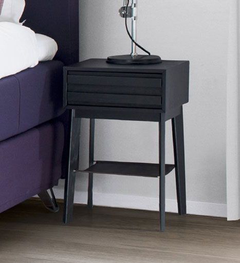 Jensen Eicon yöpöytä, musta