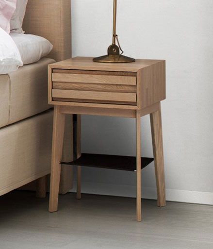 Jensen Eicon yöpöytä, valkopesty