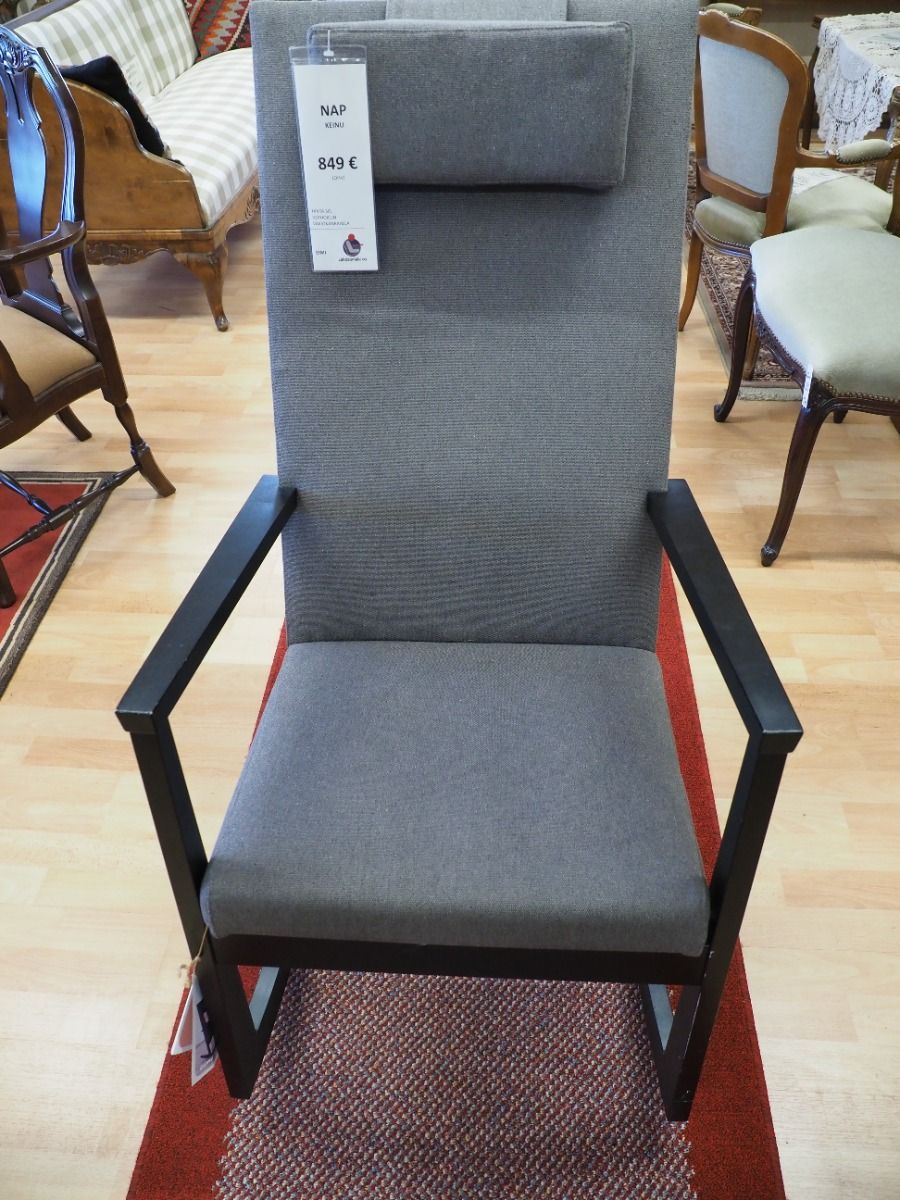 Eimi Nap keinutuoli, Harmaa/musta