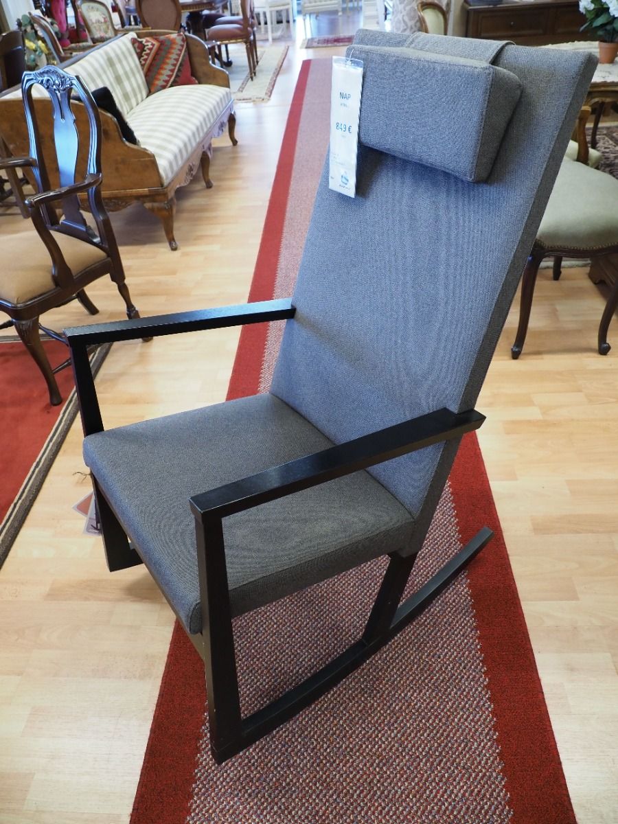 Eimi Nap keinutuoli, Harmaa/musta