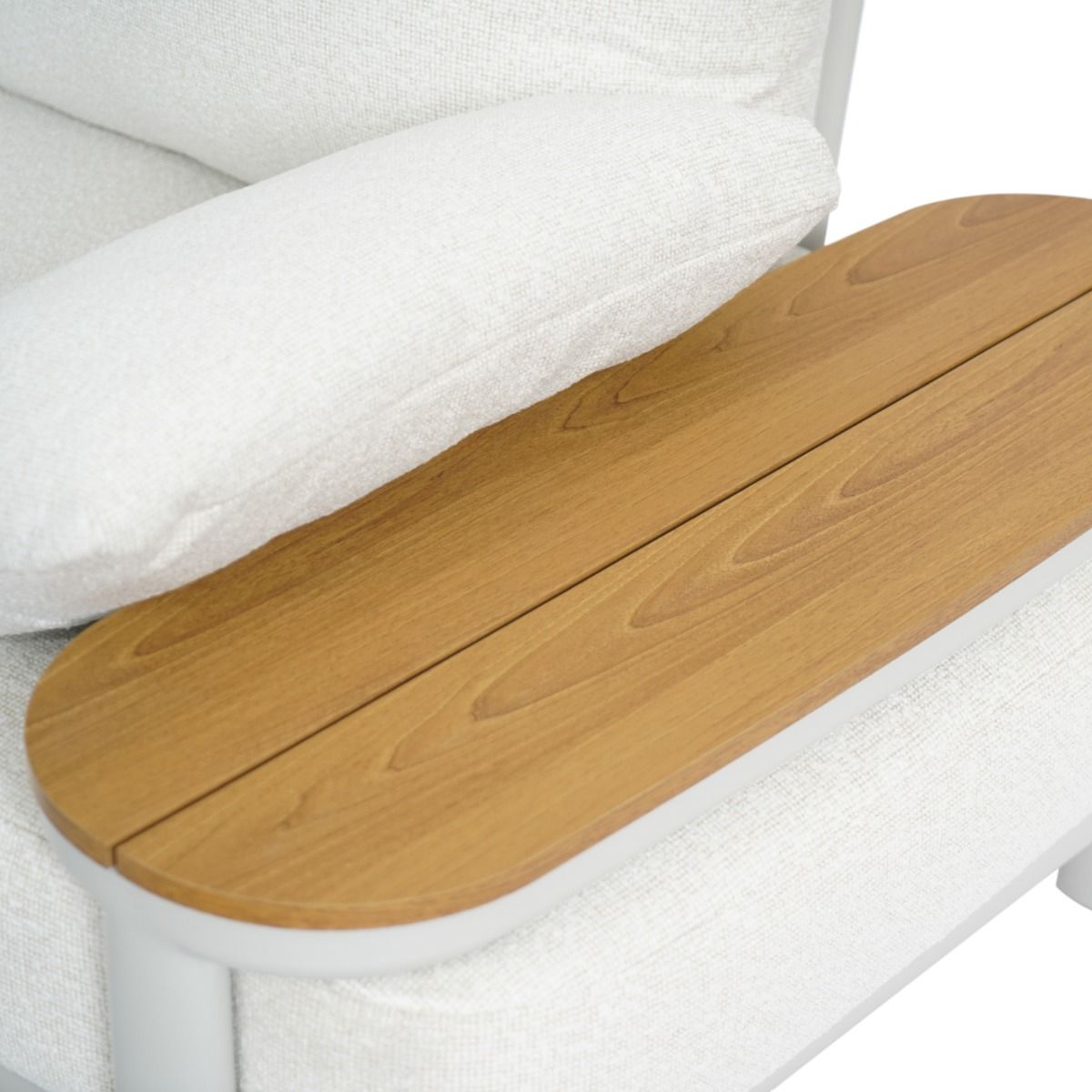 Elba kulmasohvasetti ulkokäyttöön vaalea