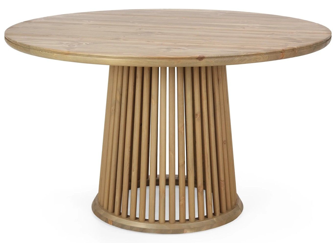 Elina pyöreä ruokapöytä 130cm, ruskea