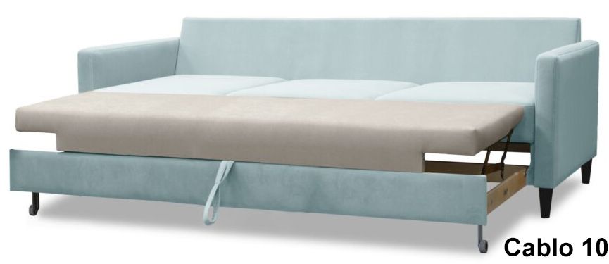 Emma 3-istuttava vuodesohva, eri värejä