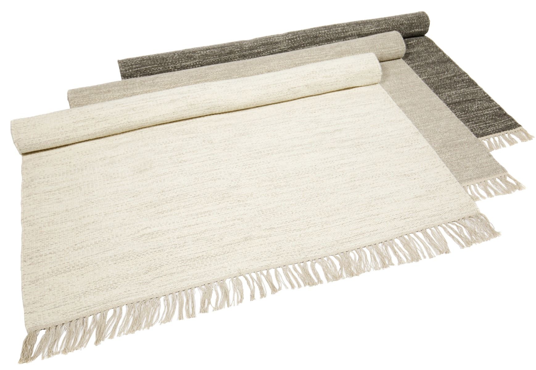 Emma villamatto valkoinen, eri kokoja