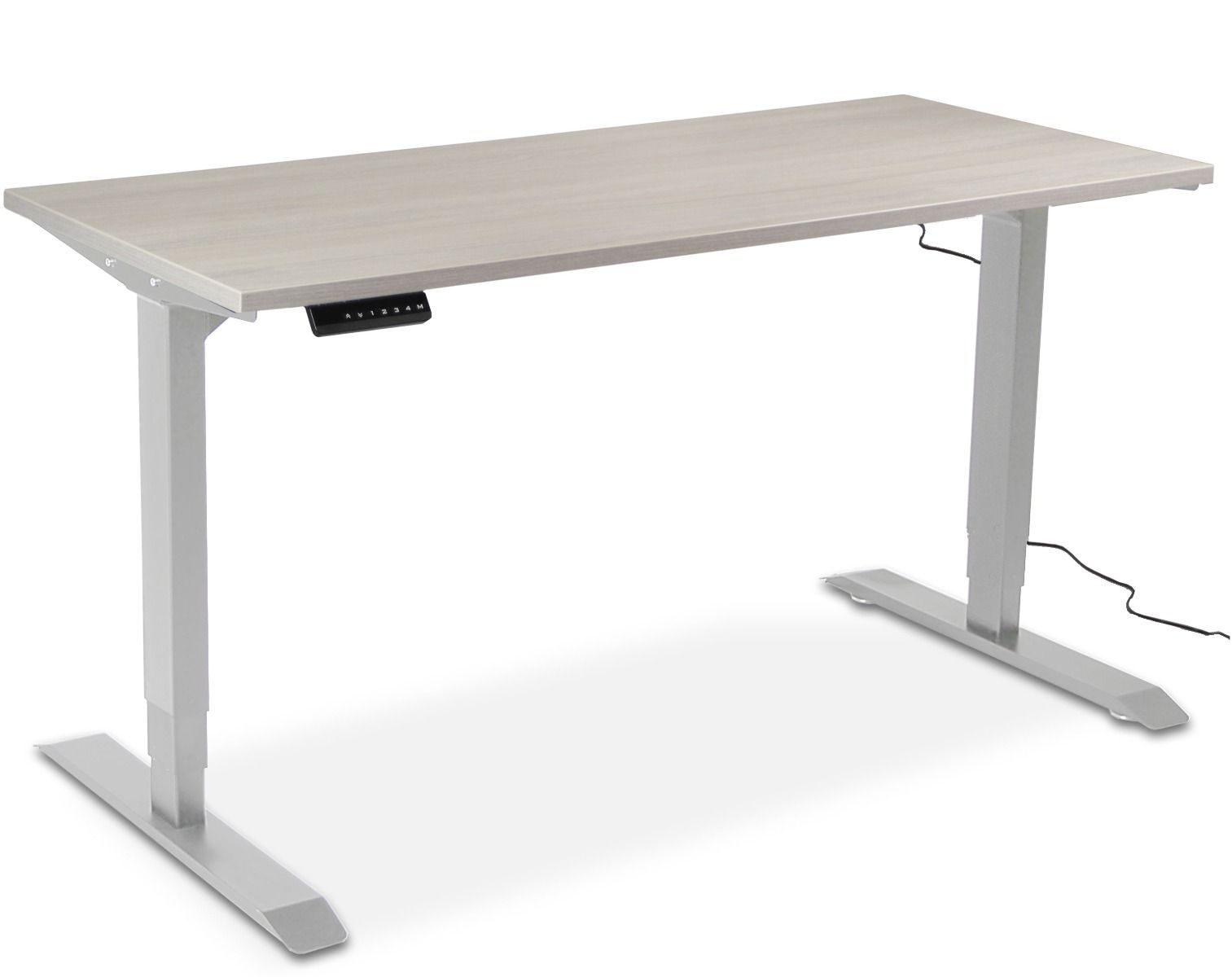 Hiipakka Ergo sähköpöytä harmaalla jalalla