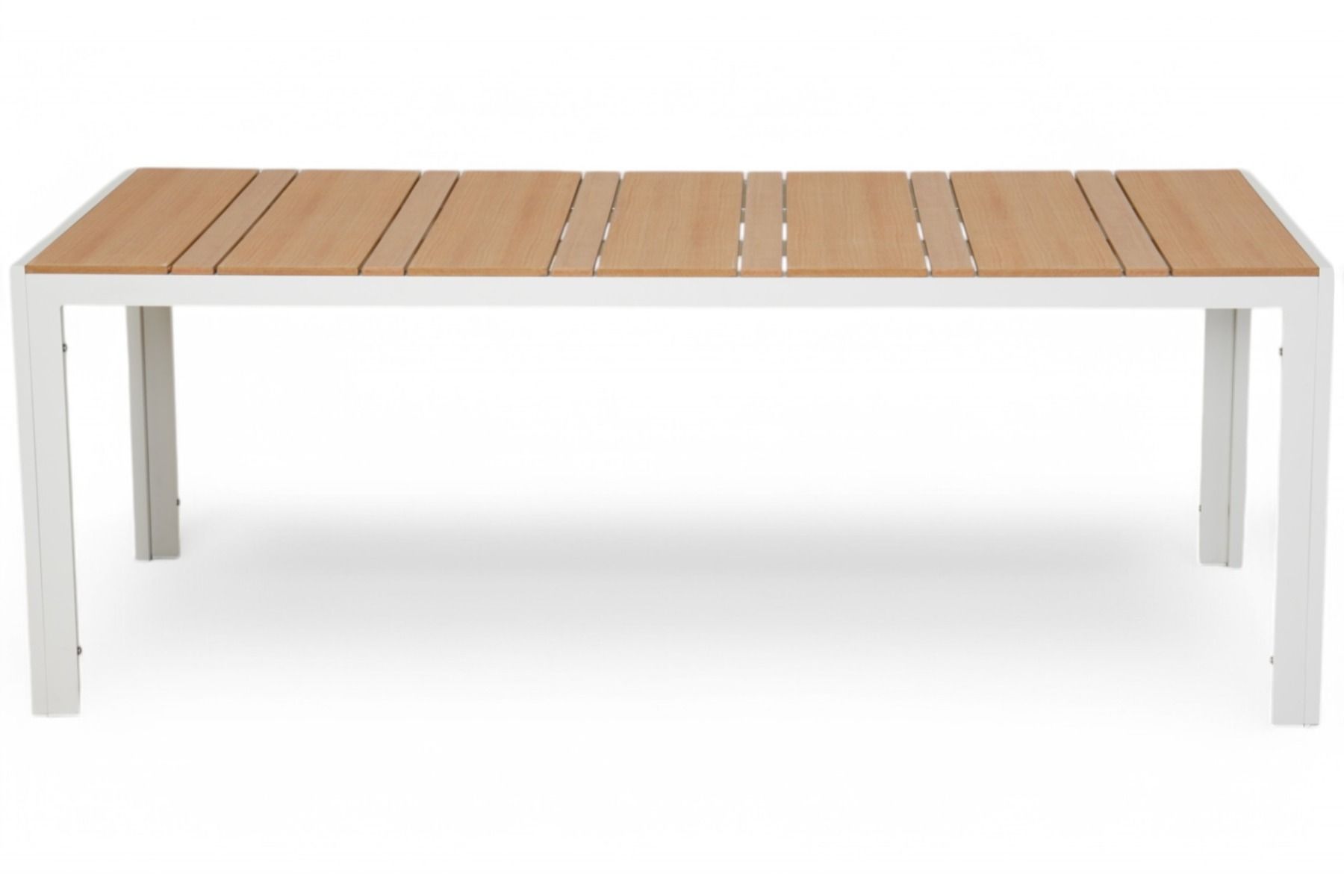 Erika terassipöytä tiikki ja valkoinen