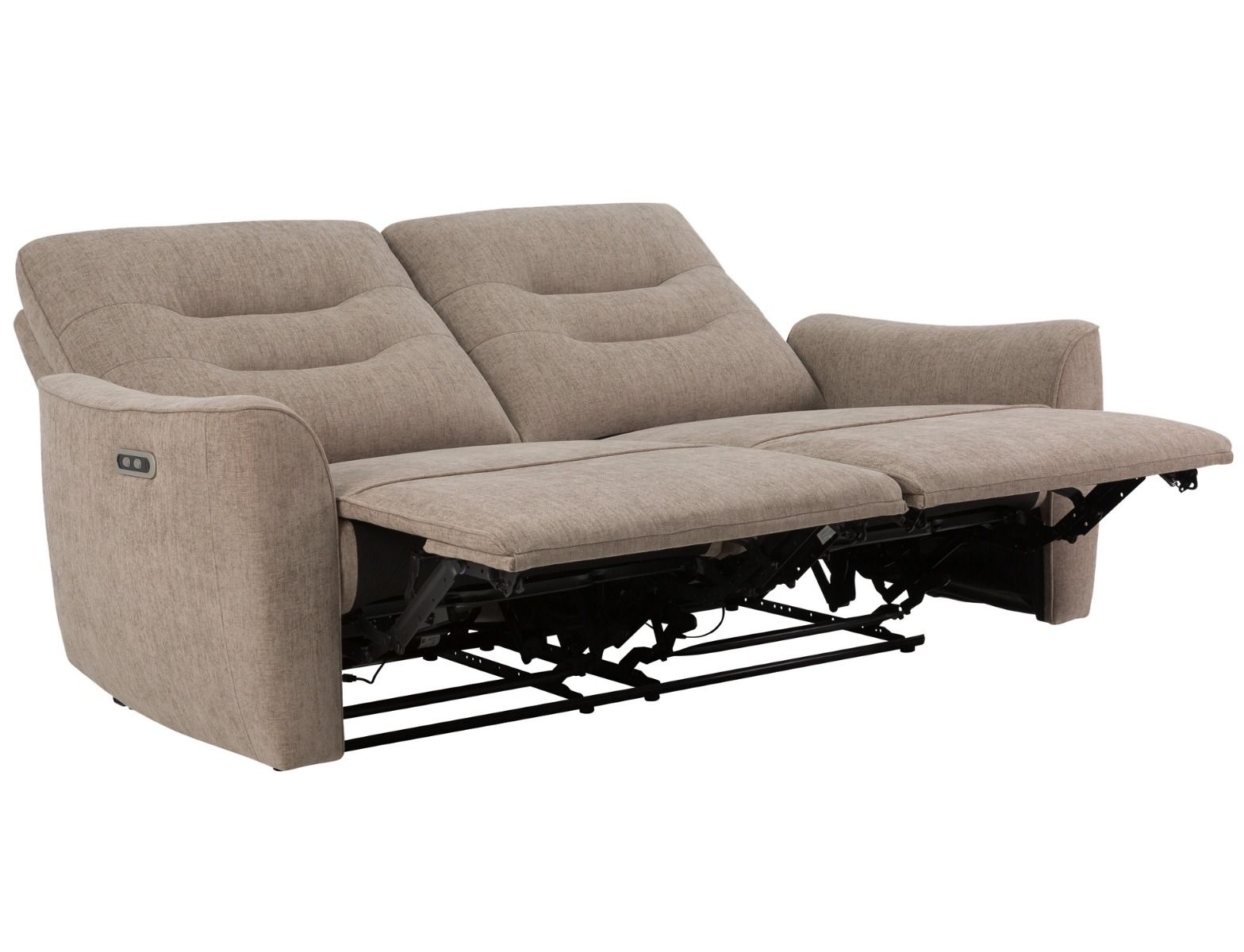 Evelyn 3+2 sohvakalusto sähkömekanismeilla, khaki