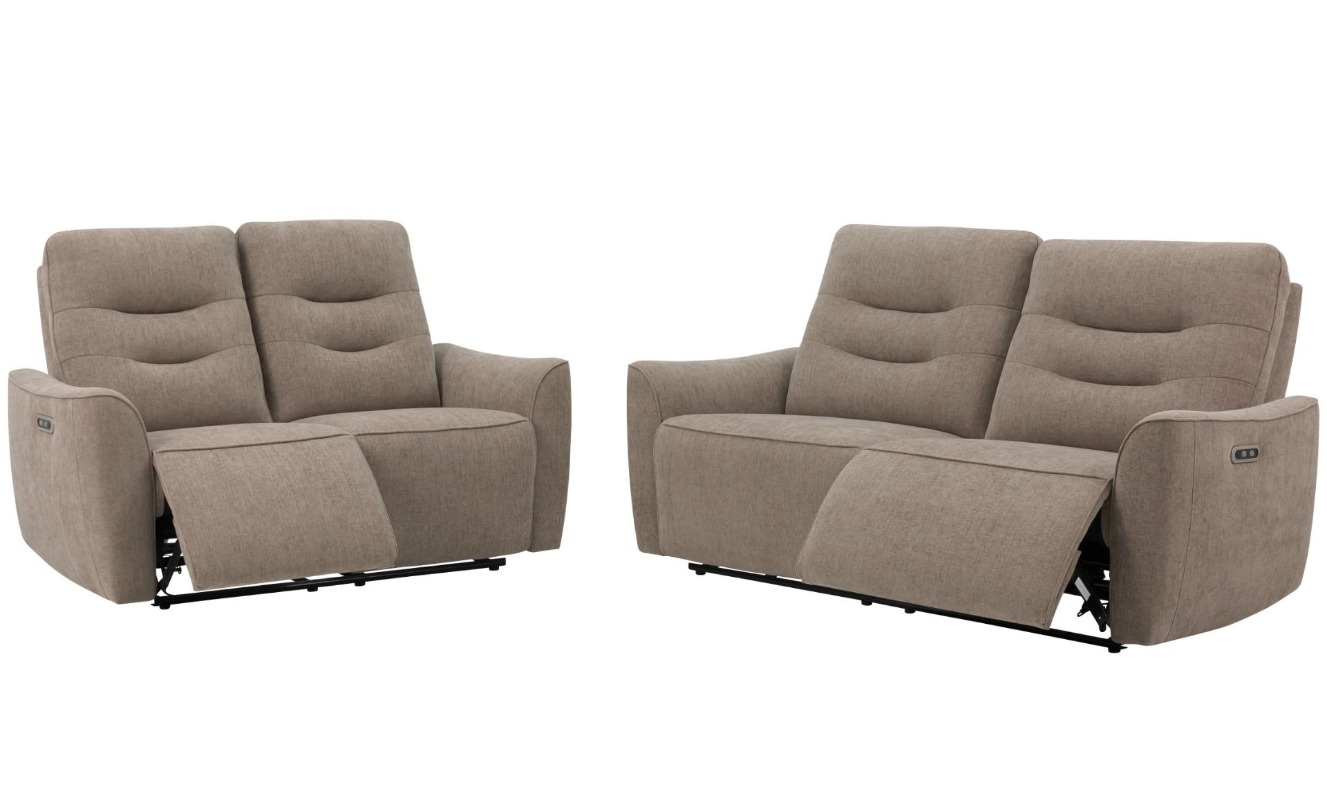 Evelyn 3+2 sohvakalusto sähkömekanismeilla, khaki