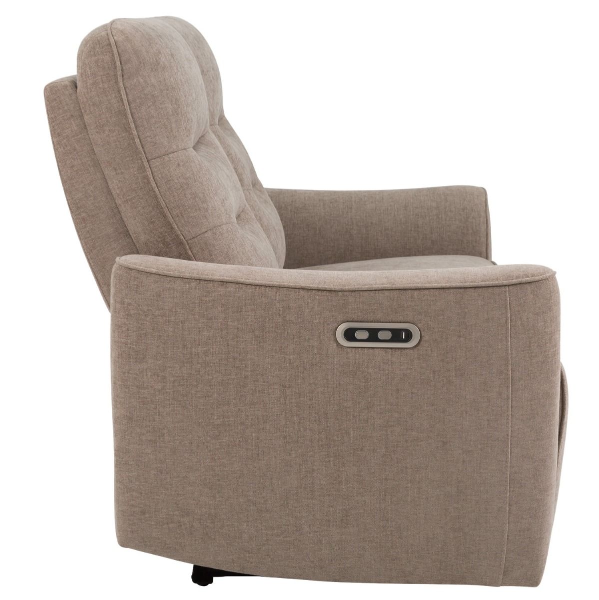 Evelyn 3+2 sohvakalusto sähkömekanismeilla, khaki