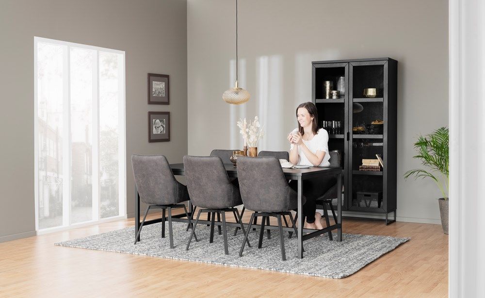 Rowico Alison tuoli, vintagemusta