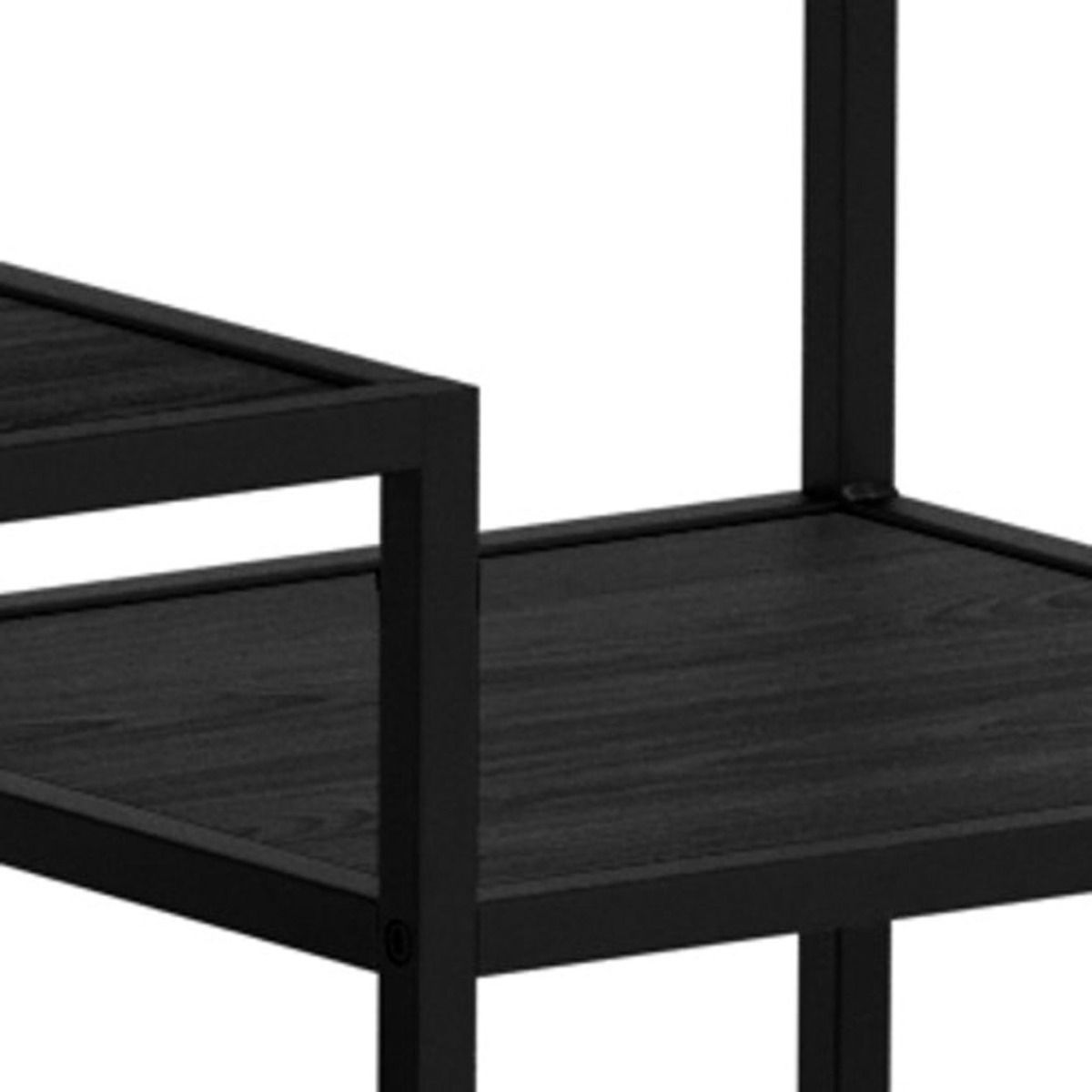 Seaford avohylly 9 musta 114x35x78 cm