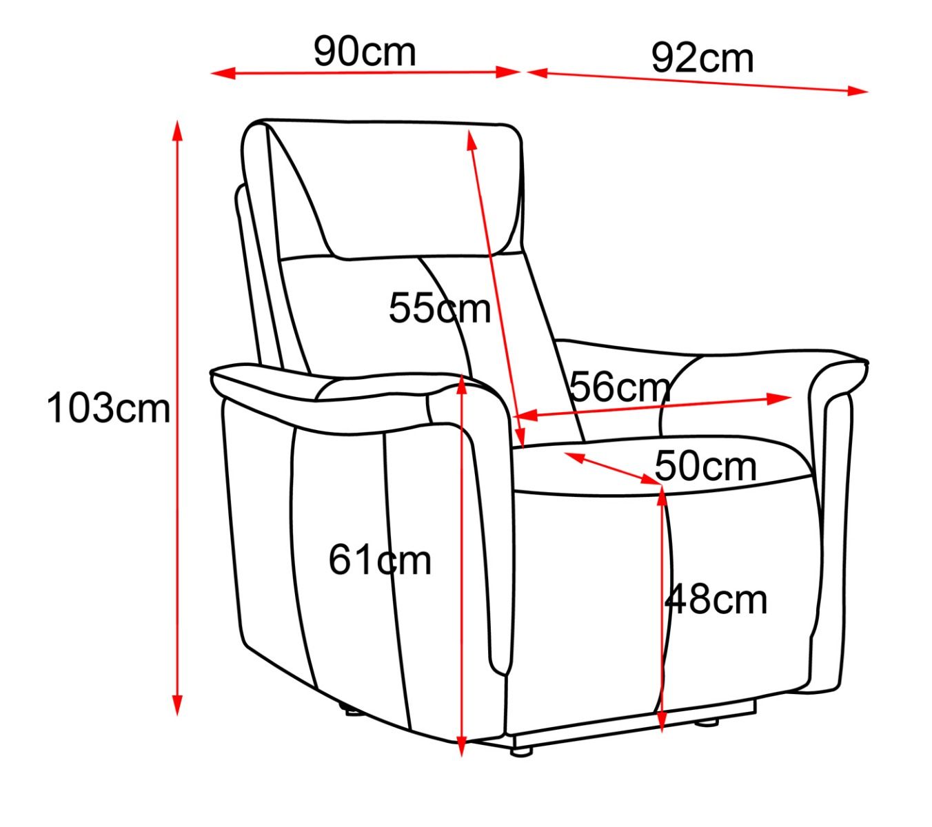 Valencia 3+1+1 sohvakalusto sähkömekanismeilla, vaaleanharmaa nahka