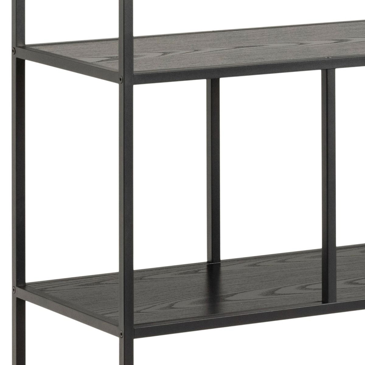 Seaford avohylly 8 musta 135x35x150 cm