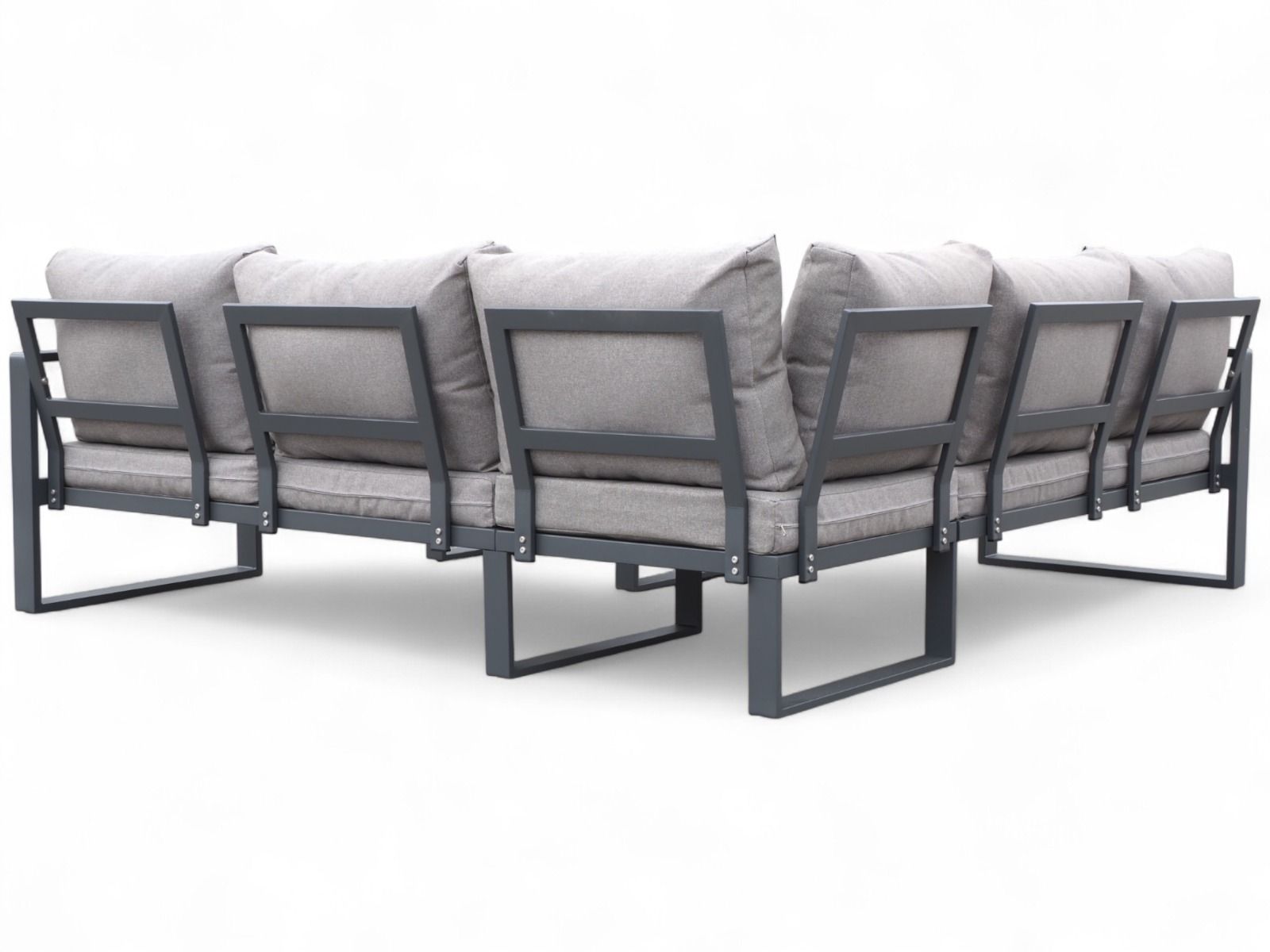 Felix kulmasohvasetti ulkokäyttöön, harmaa