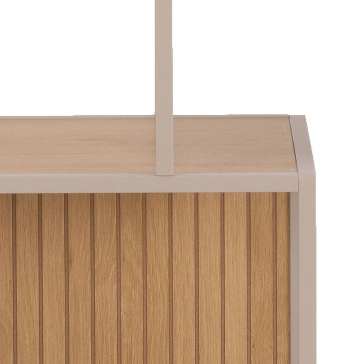 Seaford avohylly 10 tammi-harmaa 77x35x185cm