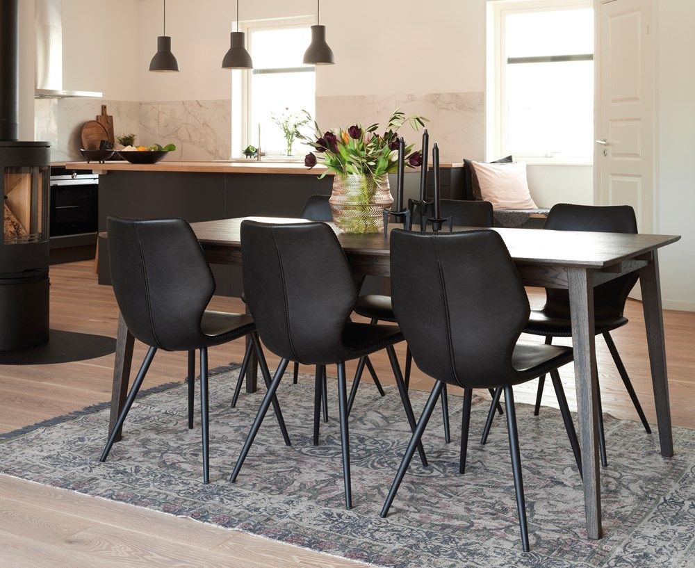 Rowico Filippa ruokapöytä 180cm, tummaruskea