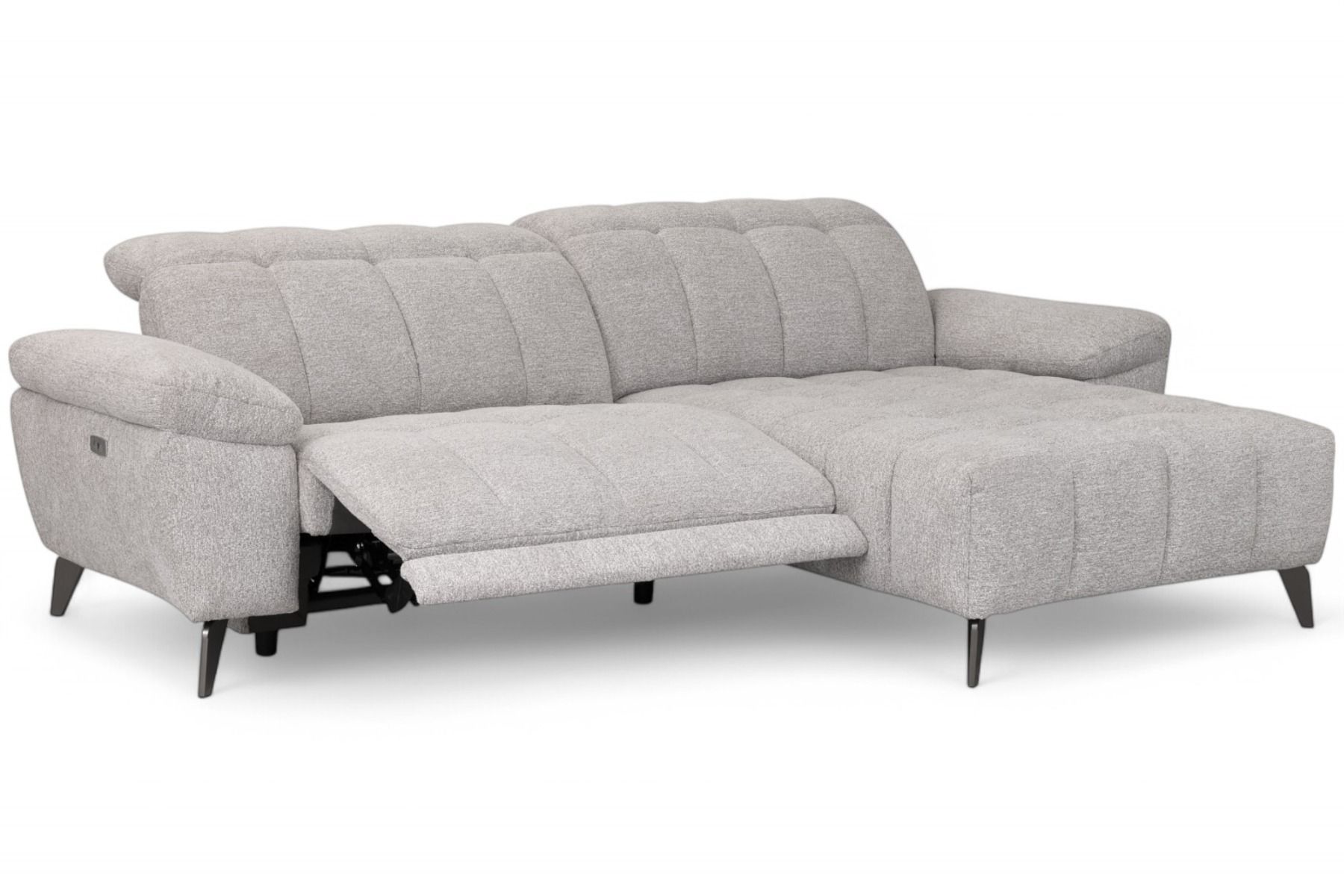 Firenze divaanisohva sähkömekanismilla, vaaleanharmaa