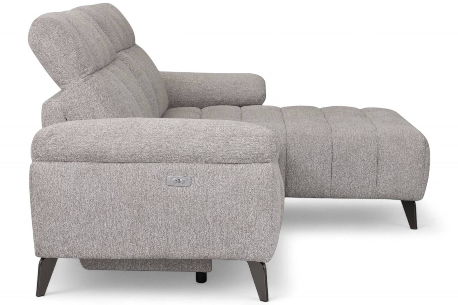 Firenze divaanisohva sähkömekanismilla, vaaleanharmaa