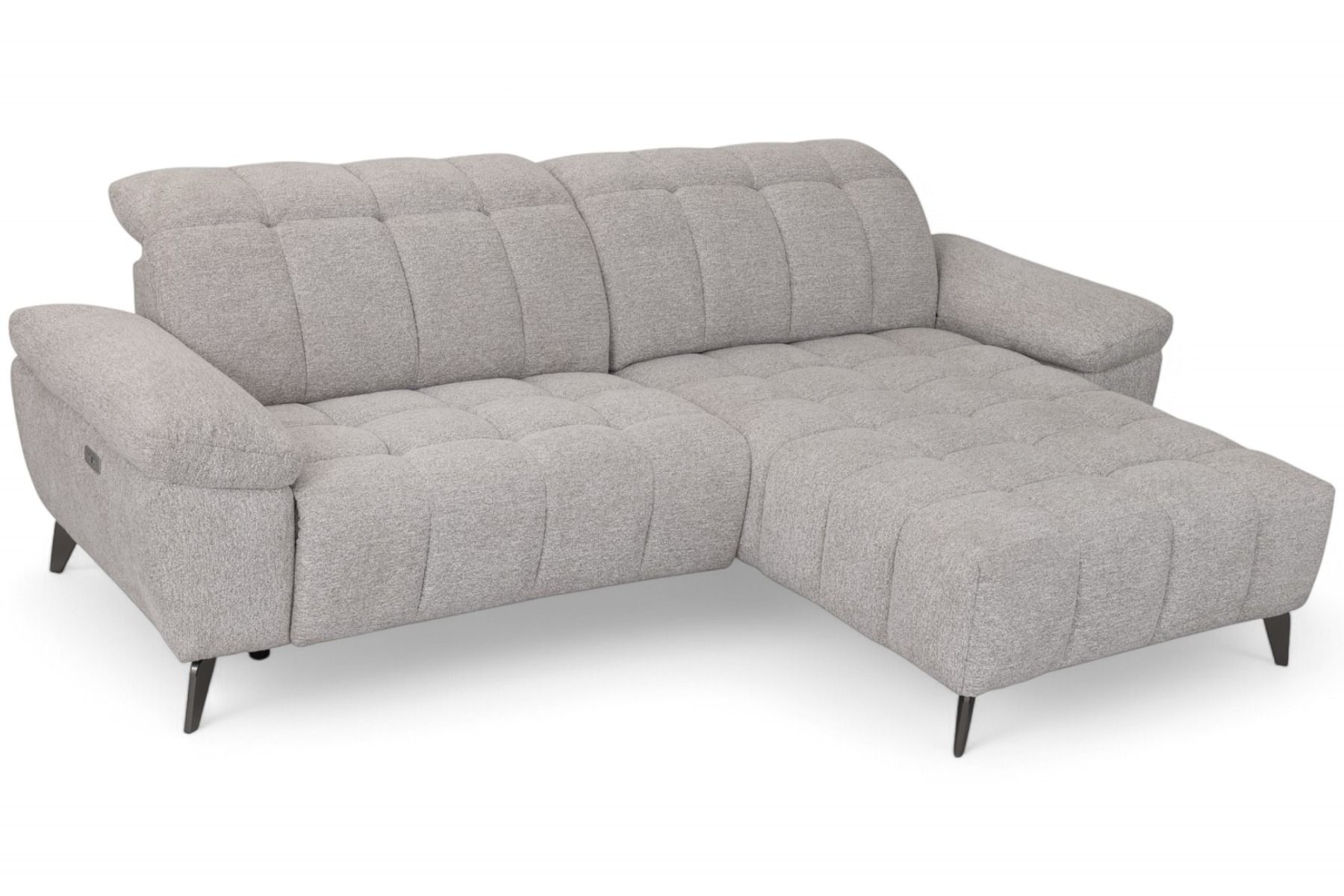 Firenze divaanisohva sähkömekanismilla, vaaleanharmaa