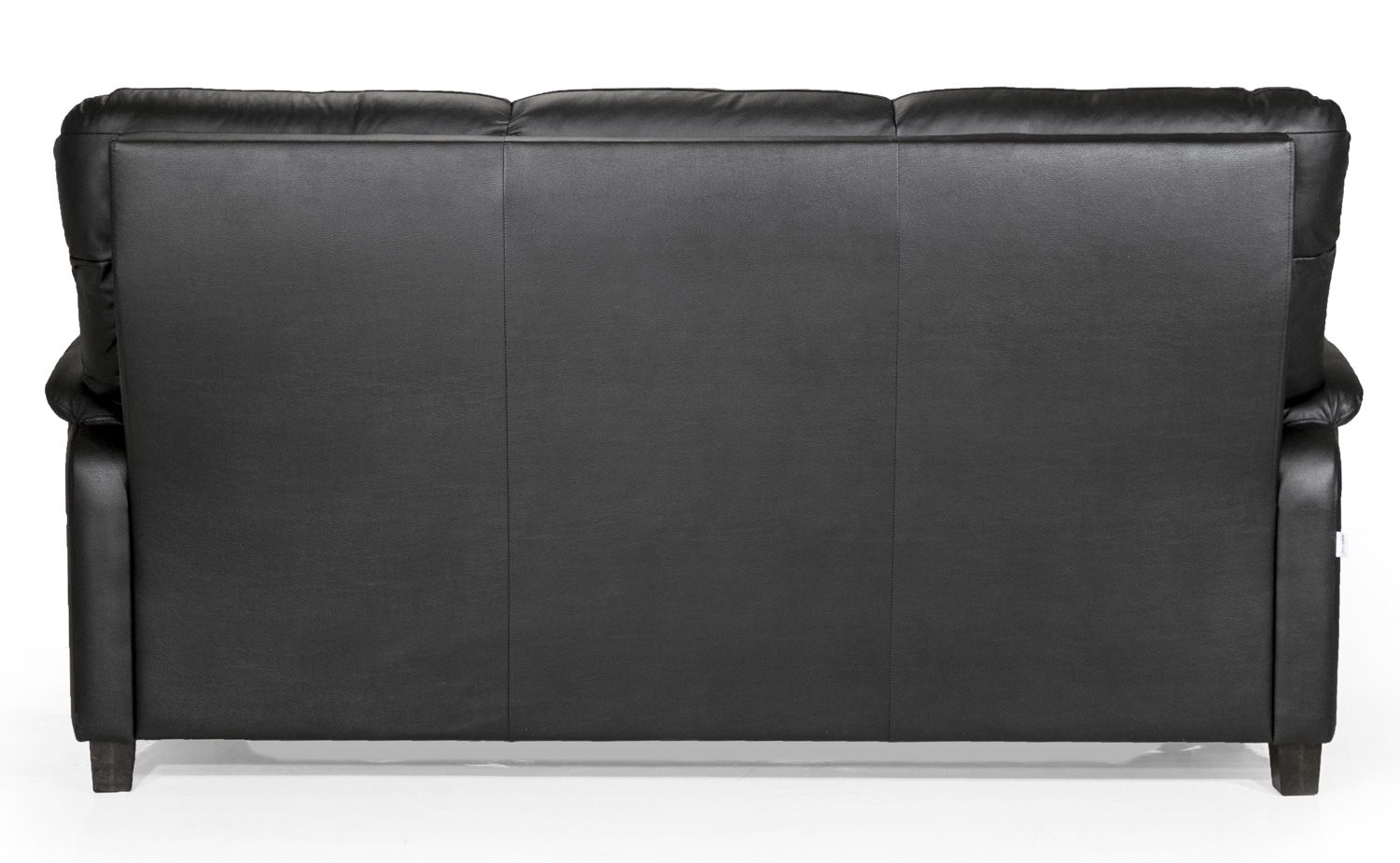 Unico Flamingo 3+2 nahkasohvakalusto, musta