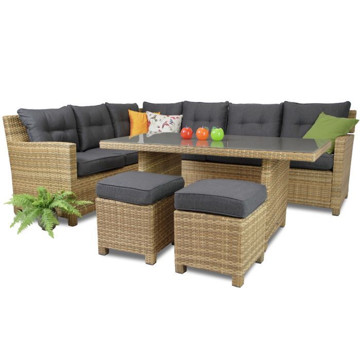 Flamingo polyrottinki pöytä, luonnonväri