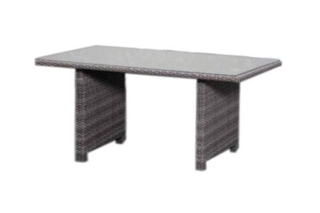 Flamingo polyrottinkipöytä, harmaa