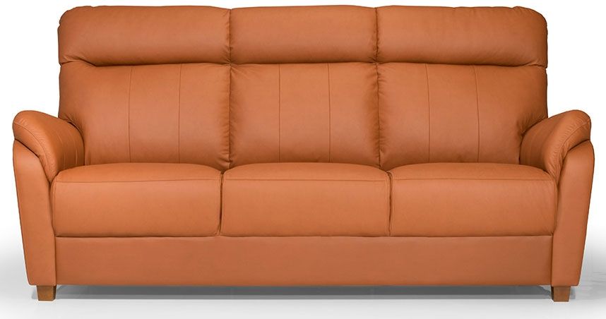 Unico Flamingo 3-istuttava nahkasohva, eri värejä