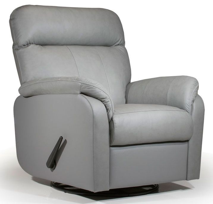 Kotimainen Flamingo mekanismituoli harmaalla nahkalla