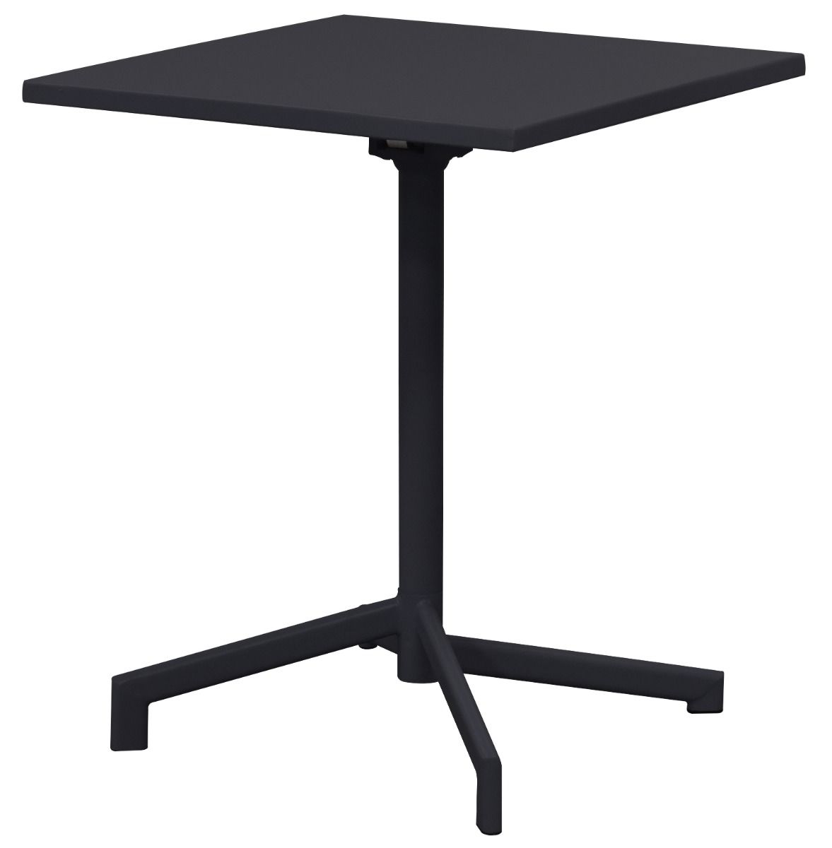 Taitettava Flip parvekepöytä musta 60x60 cm