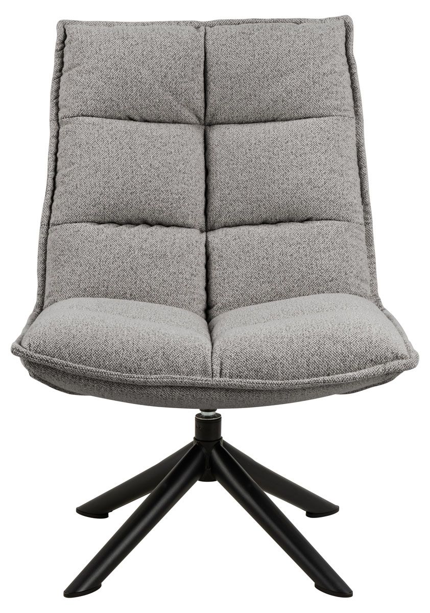 Flow lepotuoli pyörivä, vaaleanharmaa Monza