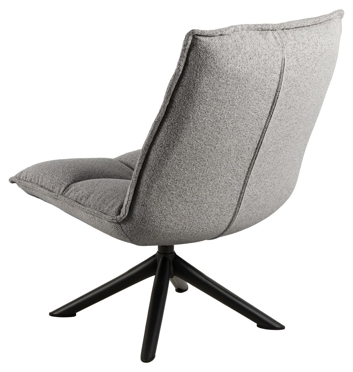 Flow lepotuoli pyörivä, vaaleanharmaa Monza