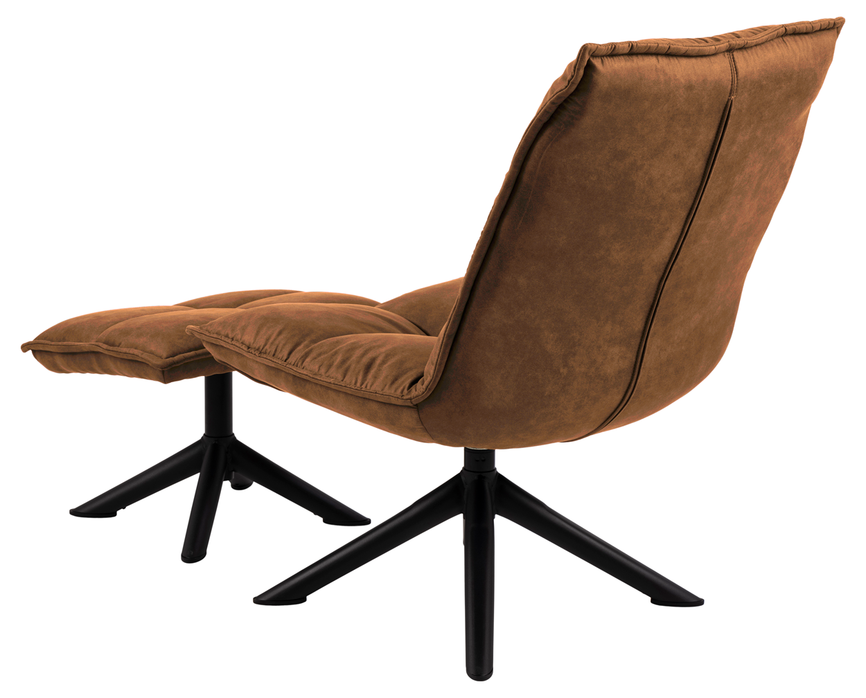 Flow lepotuoli + rahi, konjakinruskea