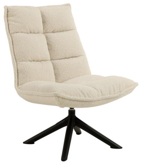 Flow / Storm lepotuoli teddy-kankaalla