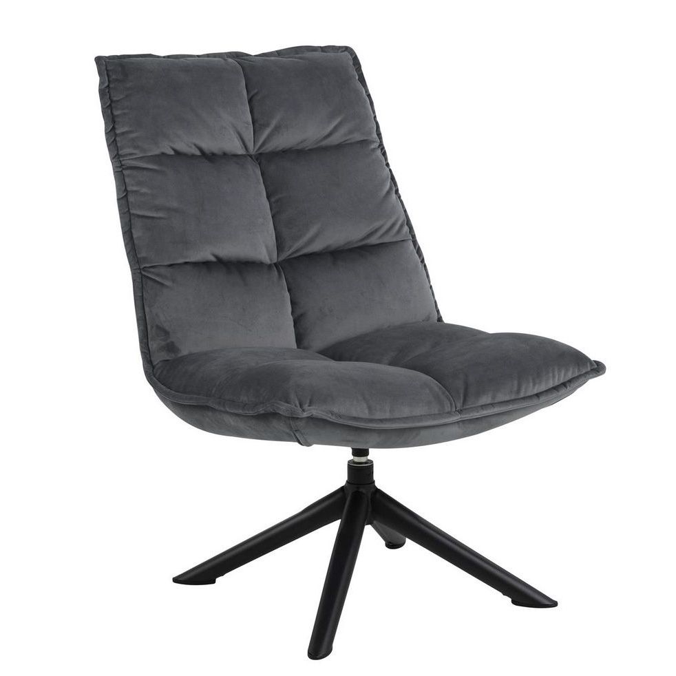 Flow lepotuoli, tummanharmaa antrasiitti