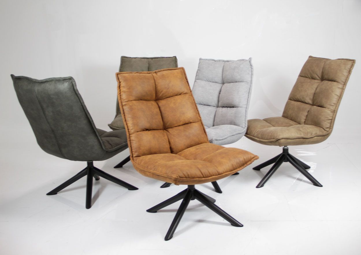 Flow lepotuoli pyörivä, vaaleanharmaa nyt hintaan €299.00