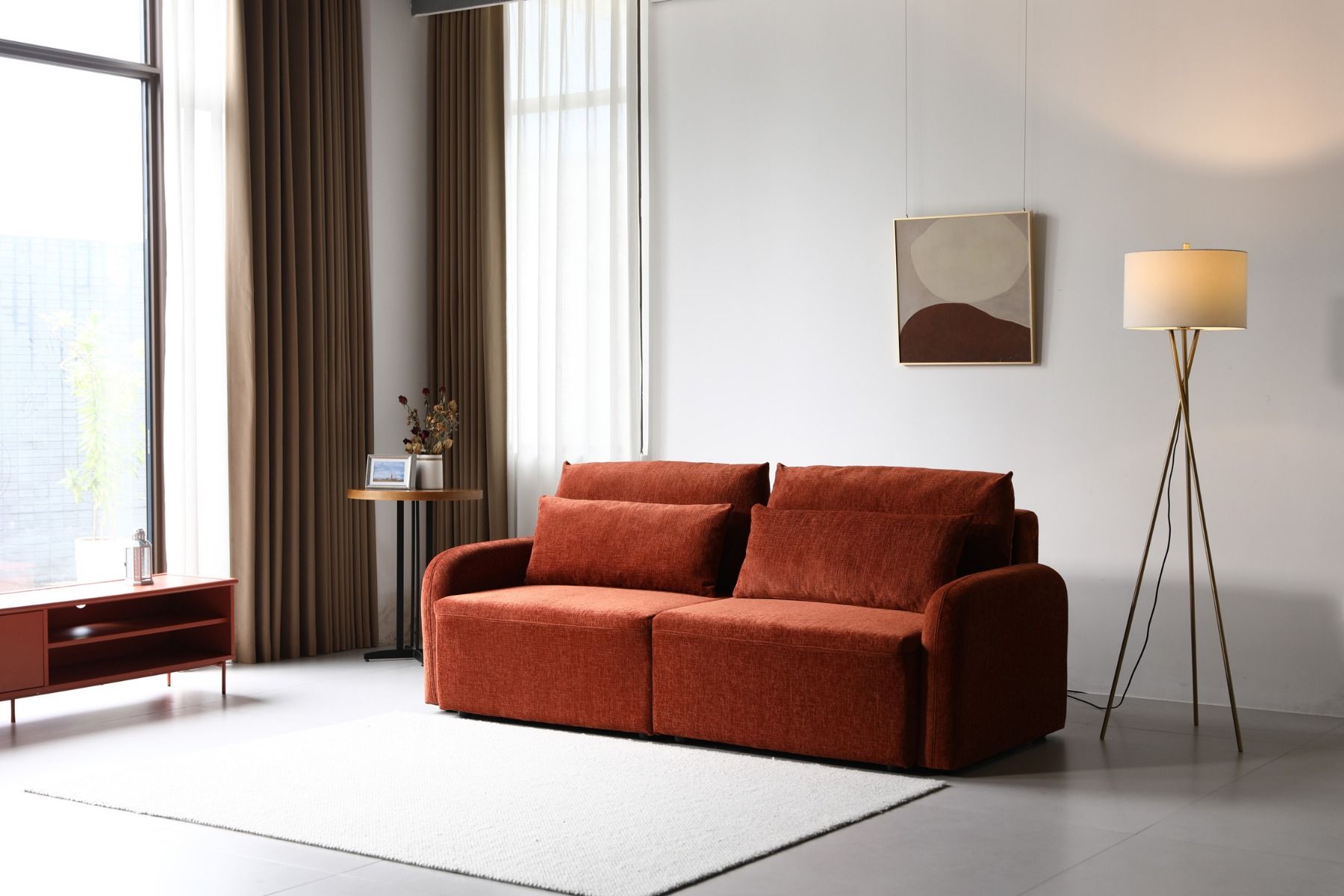 Foggia vuodesohva, oranssi