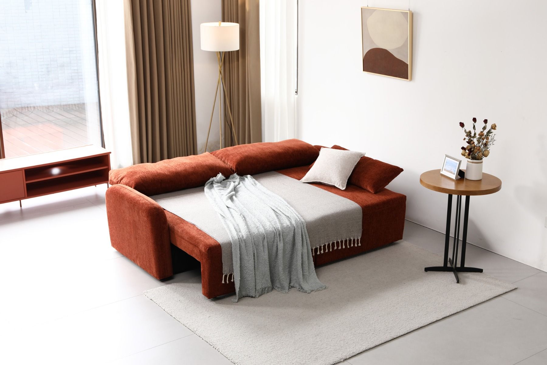 Foggia vuodesohva, oranssi