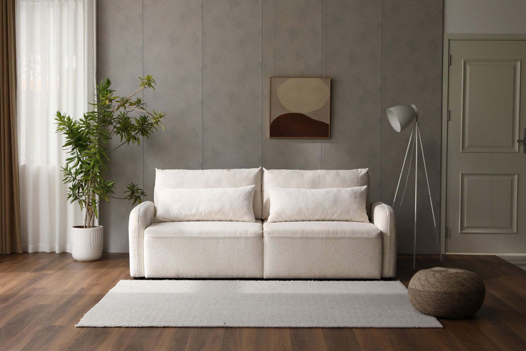 Foggia vuodesohva, valkoinen