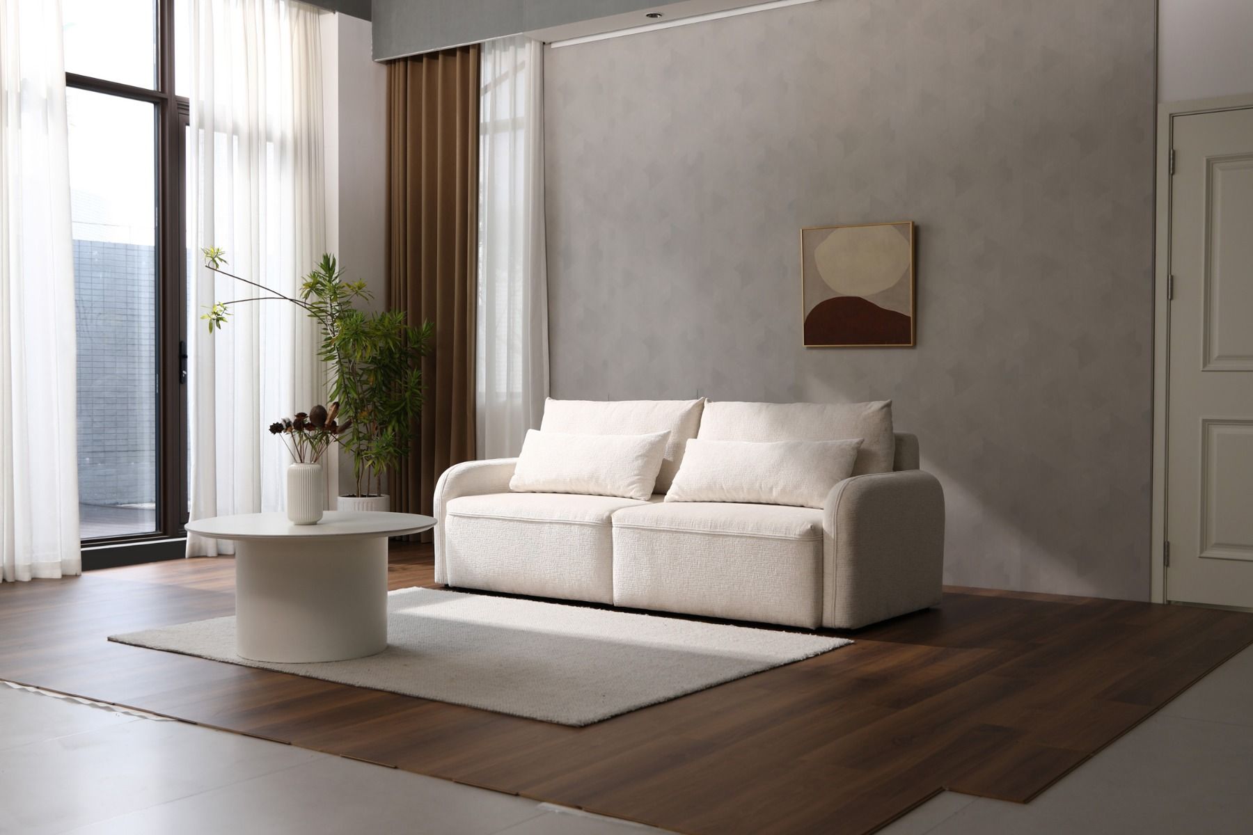 Foggia vuodesohva, valkoinen