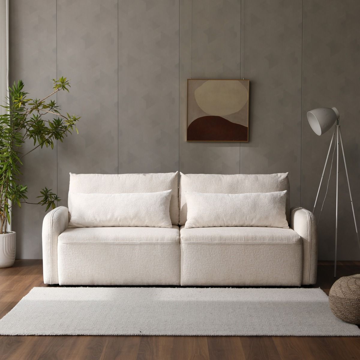 Foggia vuodesohva, valkoinen